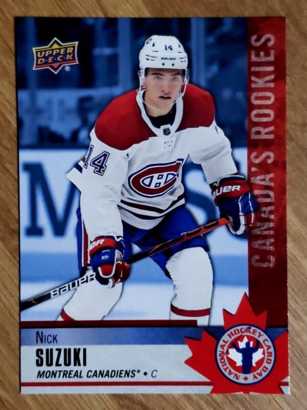 Nick Suzuki 2019-20 Upper Deck National Hockey Card Day Rookie Card #CAN1