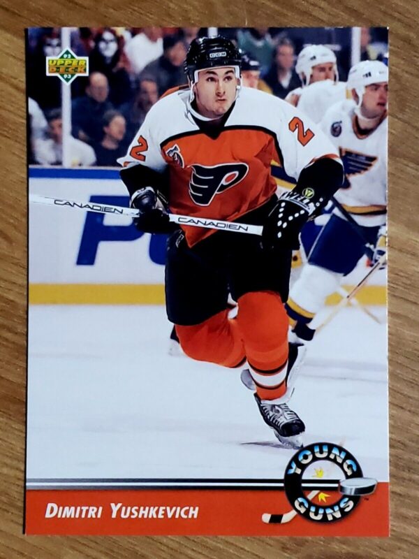Dimitri Yushkevich 1992-93 Upper Deck Young Guns Rookie Card #570