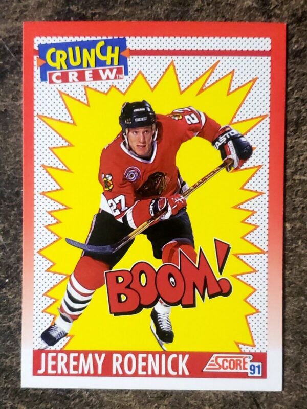 Jeremy Roenick 1991-92 Score Canadian Bilingual Crew Crunch #309