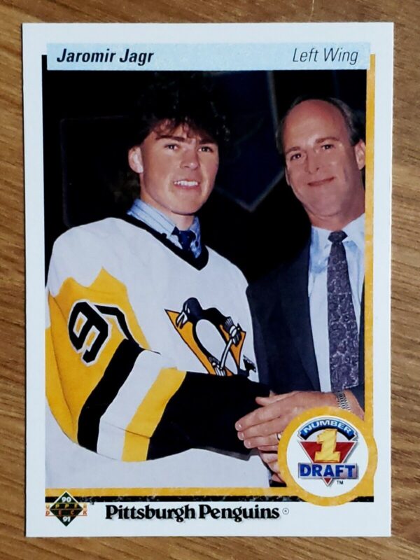 Jaromir Jagr 1990-91 Upper Deck Rookie Card #356