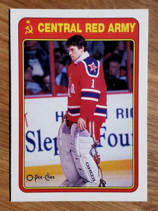 Arturs Irbe 1990-91 O-Pee-Chee Central Red Army Rookie Card OPC #7R