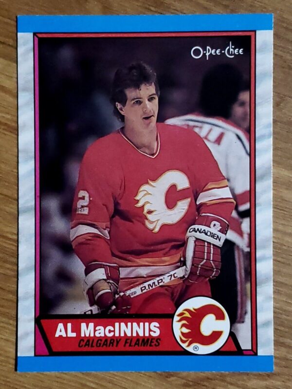 Al MacInnis 1989-90 O-Pee-Chee OPC #49