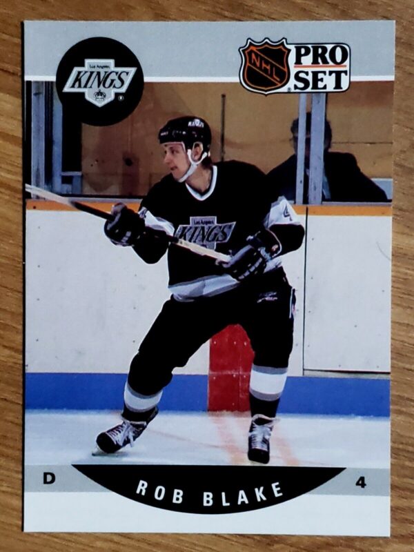 Rob Blake 1990-91 Pro Set Rookie Card #611