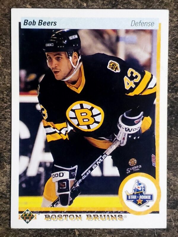 Bob Beers 1990-91 Upper Deck Rookie Card #125