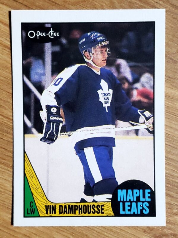 Vin Damphousse 1987-88 O-Pee-Chee Rookie Card OPC NM+ #243