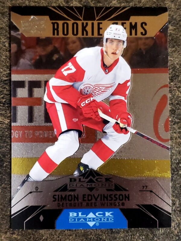 Simon Edvinsson 2023-24 Black Diamond Rookie Gems #BD-11
