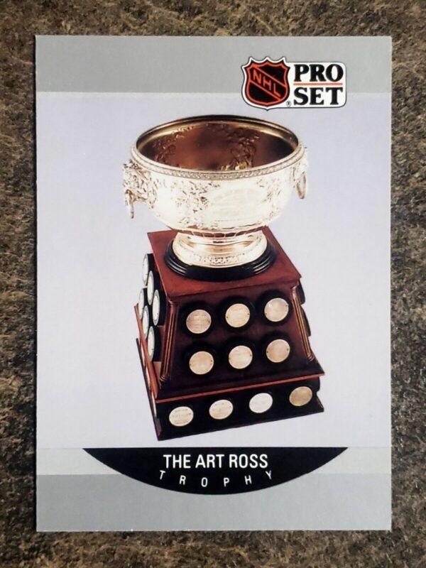 Wayne Gretzky 1990-91 Pro Set Art Ross Trophy #388