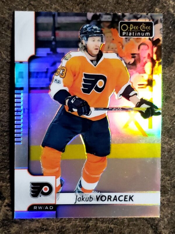 Jakub Voracek 2017-18 O-Pee-Chee Platinum Rainbow OPC Insert #43