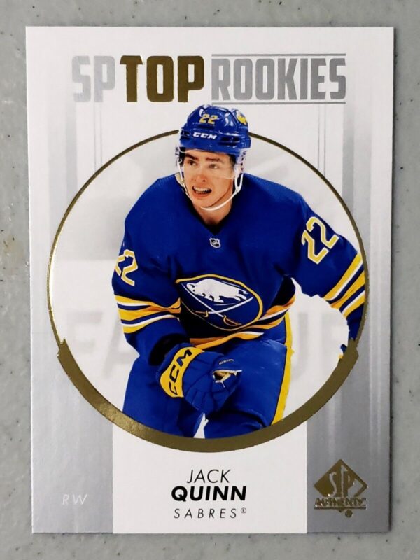Jack Quinn 2022-23 SP Authentic Top Rookies #TR-8