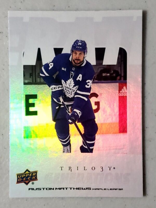 Auston Matthews 2023-24 Trilogy Generations #TG-8B