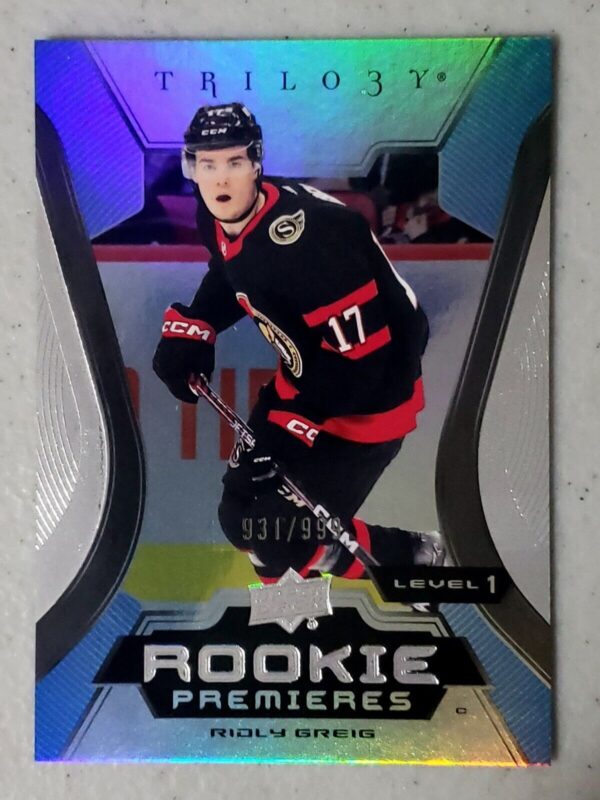 Ridly Greig 2023-24 Trilogy Rookie Premieres /999 #139