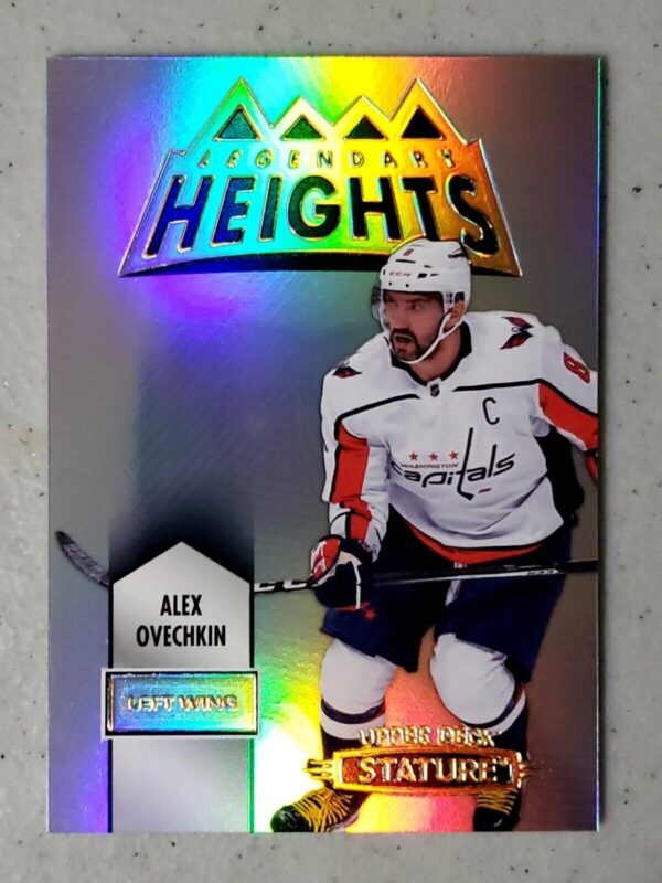 Alex Ovechkin 2021-22 Stature Legendary Heights Insert #LH-9