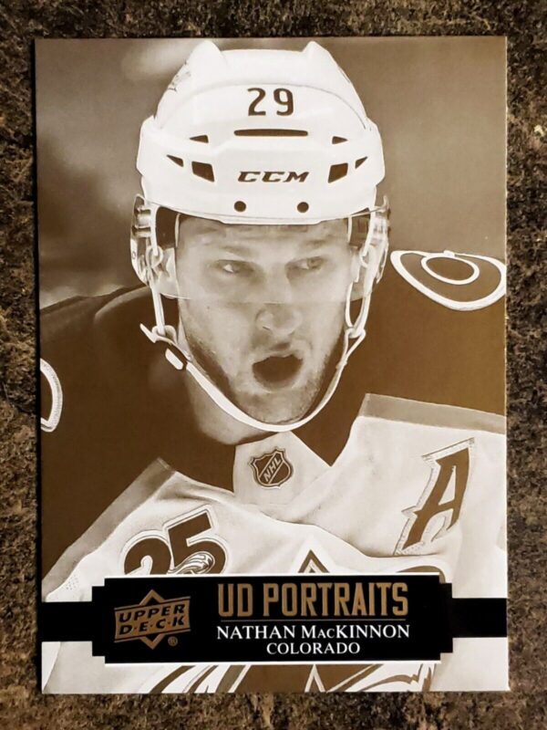 Nathan MacKinnon 2021-22 Upper Deck UD Portraits #P-27