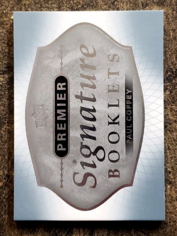 Paul Coffey 2017-18 Upper Deck Premier Signature Booklets Auto #PSB-PC