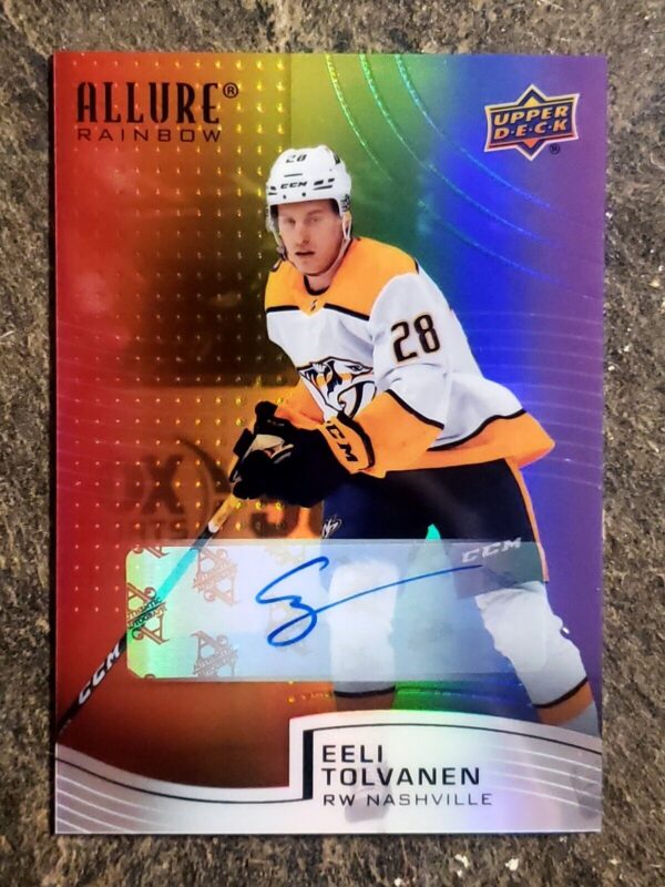Eeli Tolvanen 2021-22 Allure Full Rainbow Auto #R-57
