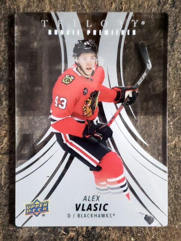 Alex Vlasic 2022-23 Trilogy Clear Plexi Rookie Premieres /299 #RP-AV